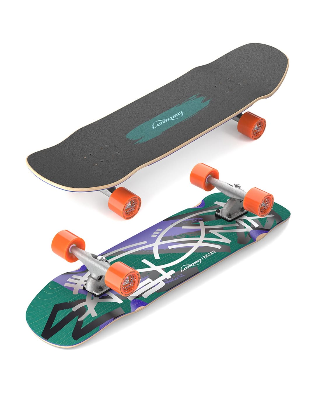 Loaded Bolsa II Jazz — Surfskate Complet 34" | Carver CX + Love Handles 65mm